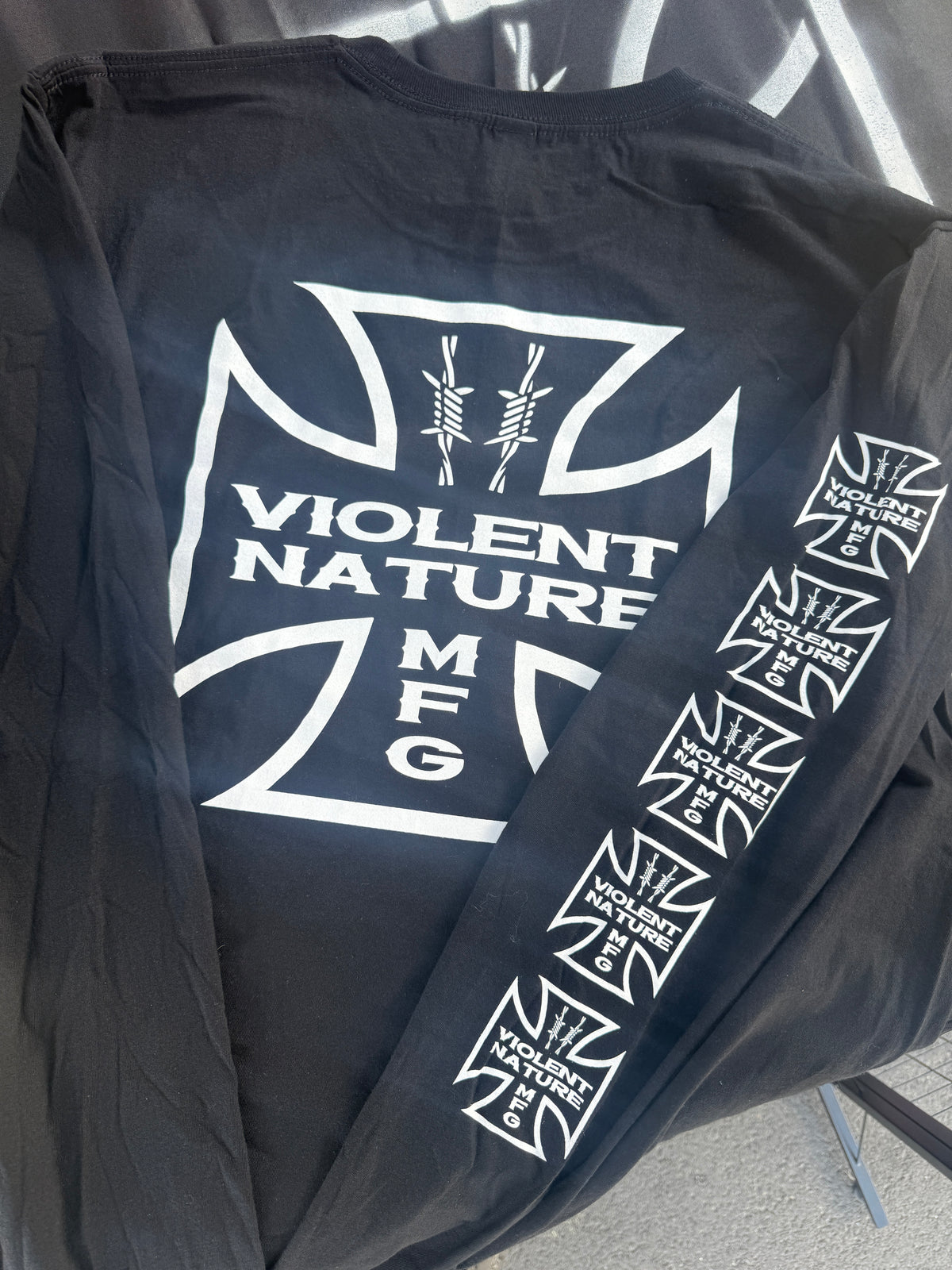 long sleeve iron cross