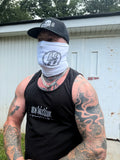 White bolts n barbs gaiter