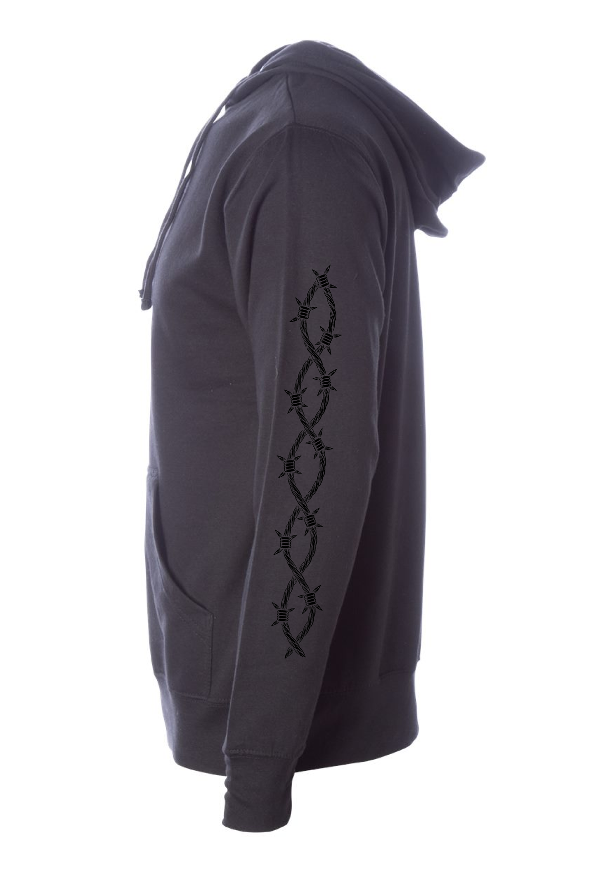 Boltss and Barbss blackd out hoodie